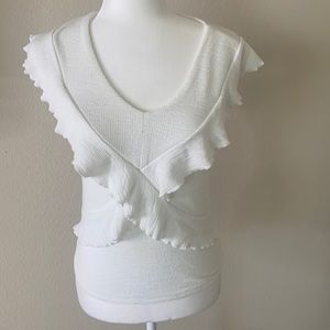 American rag cie white top sz medium